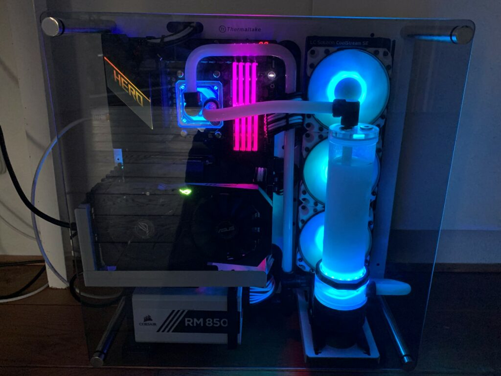 Custom Waterloop RGB Workstation